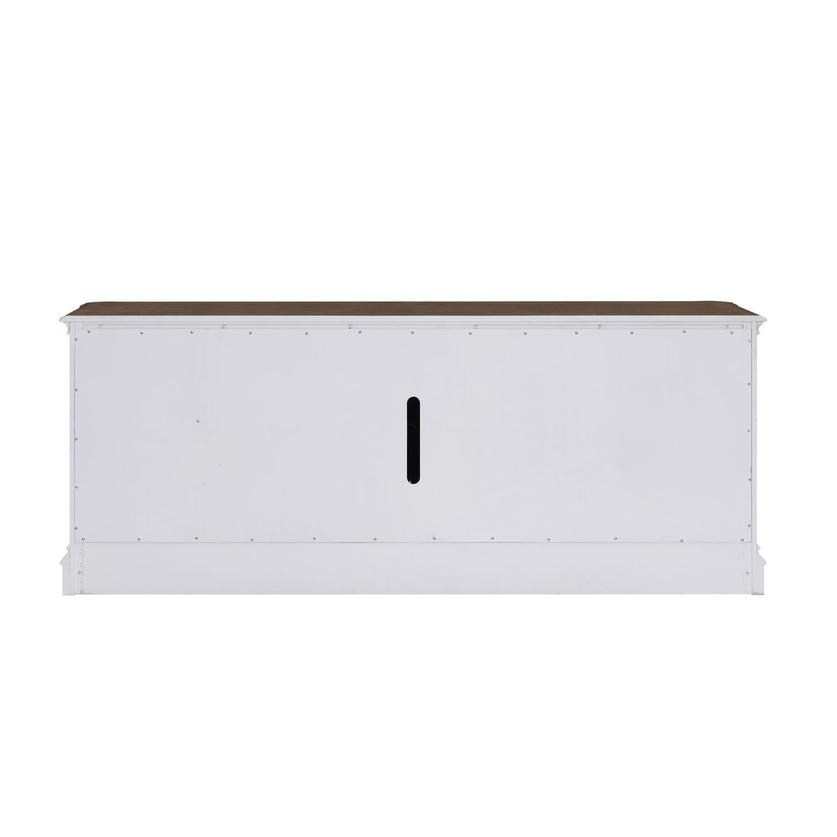 82 Inch Antique White TV Console H27524