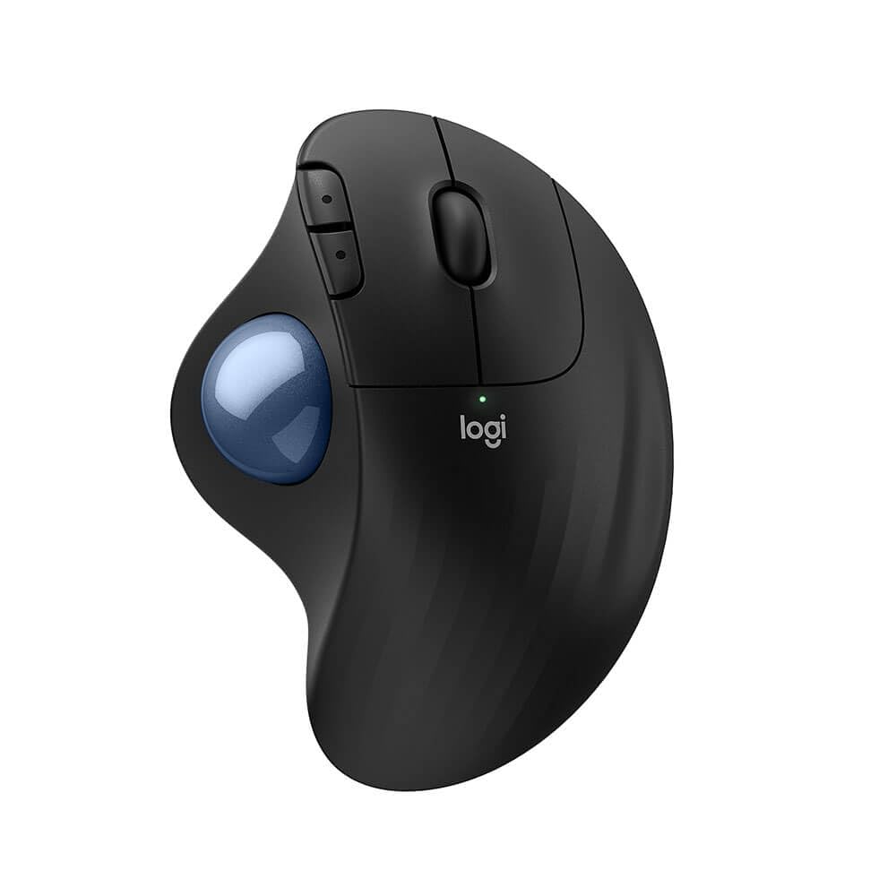Wireless Ergonomic Trackball Mouse Black Z731409