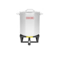 40 QT Stainless Steel Stock Pot + 12" Propane Outdoor Burner G7676
