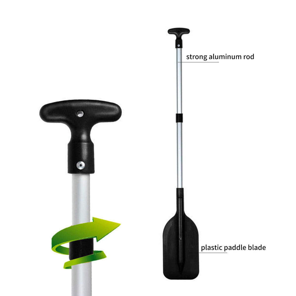 Adjustable Aluminum Alloy Telescopic Kayak Paddle Z322