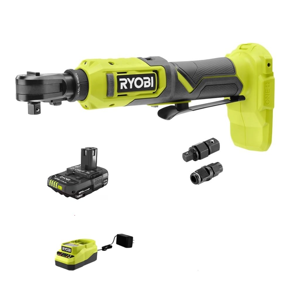 18V Cordless Ratchet Kit with Battery and Charger Q26825