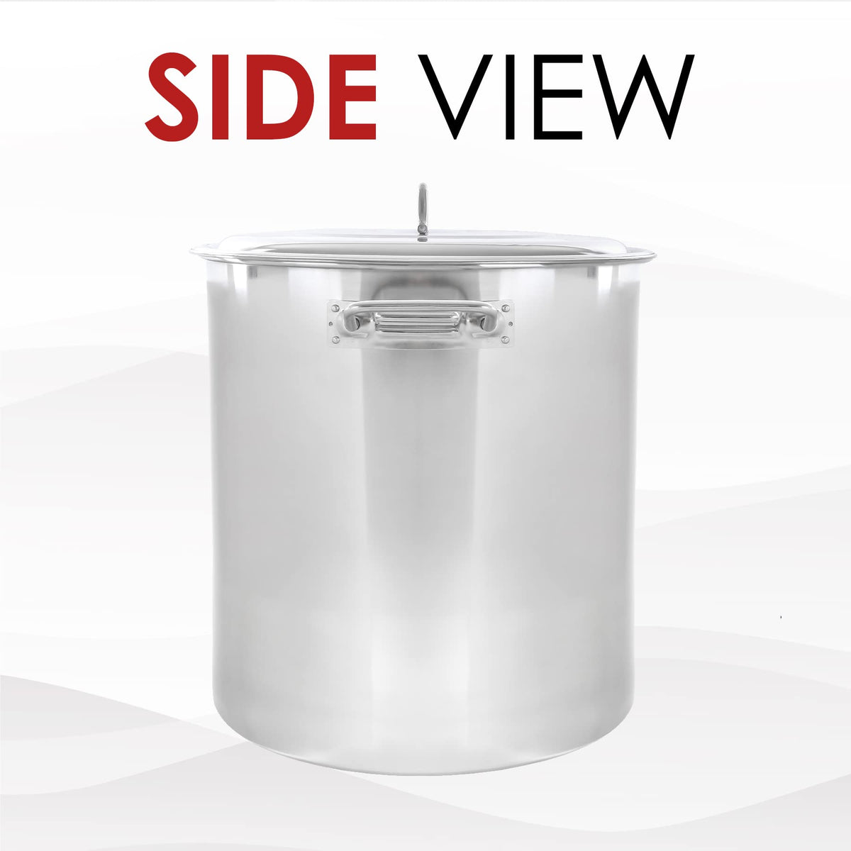 40 QT Stainless Steel Stock Pot + 12" Propane Outdoor Burner G7676