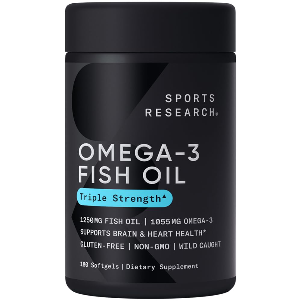 Omega-3 Fish Oil 180 Softgels F432