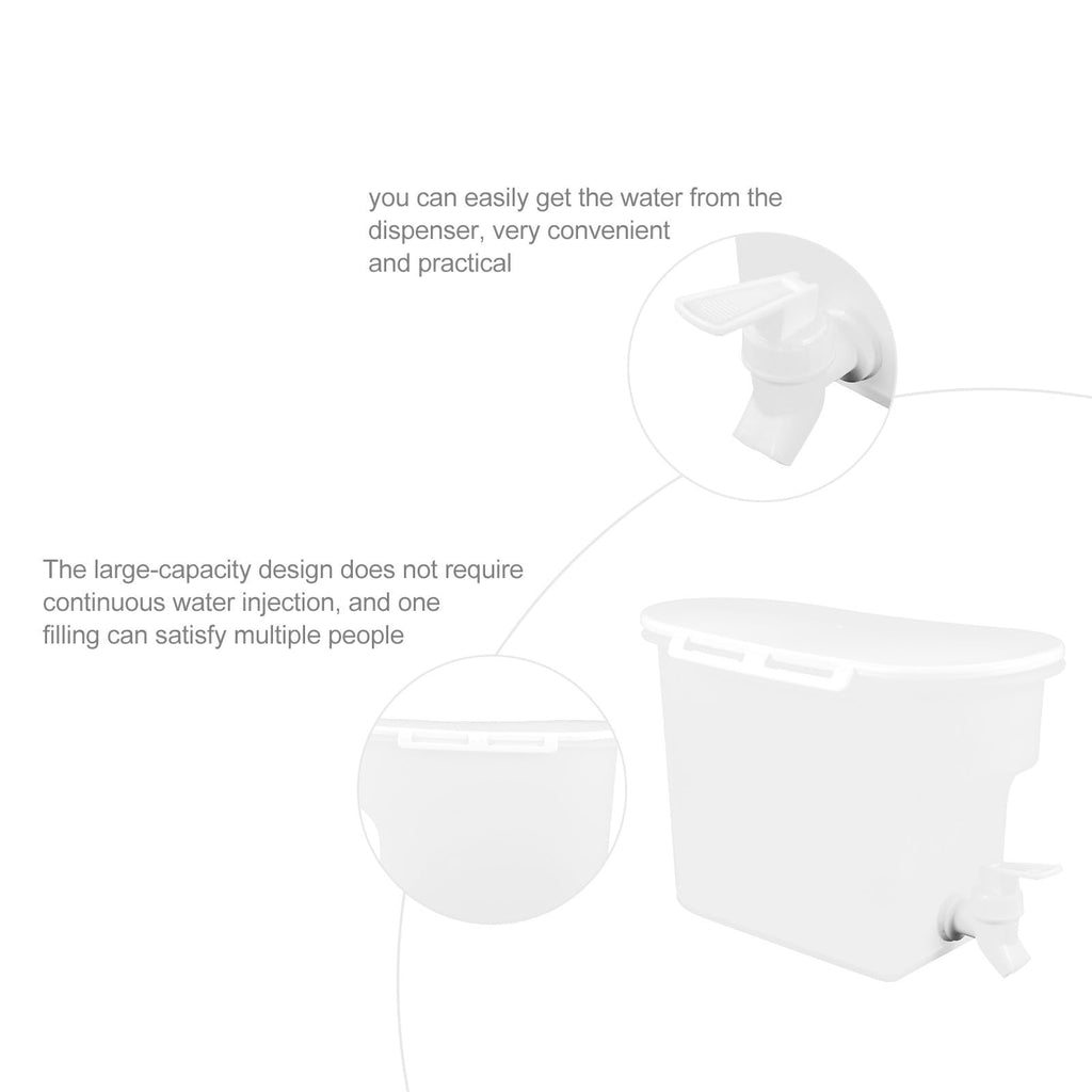 Large-capacity Heat-resistant Pp Cold Water Jug with Faucet V242047