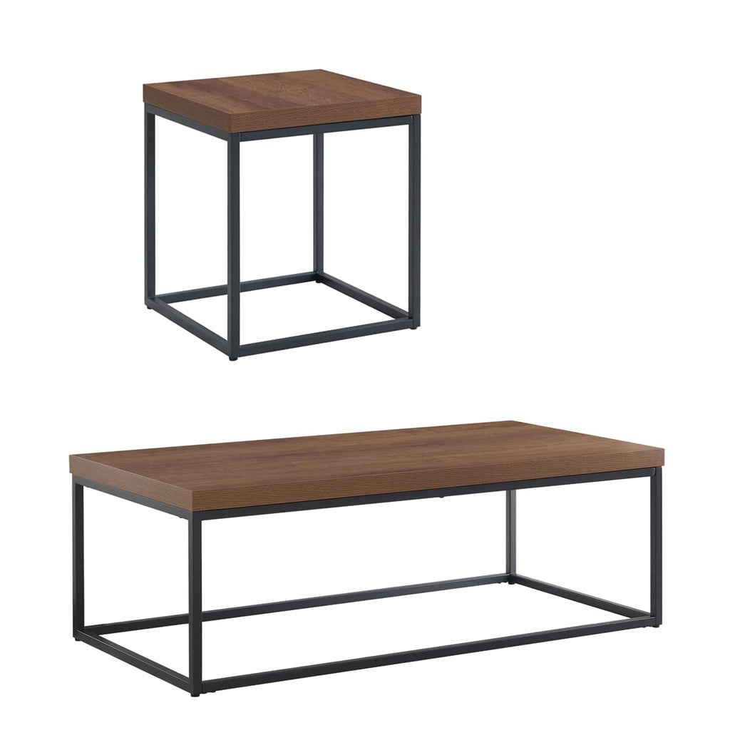 Dark Walnut Coffee Table & End Table Set N12801