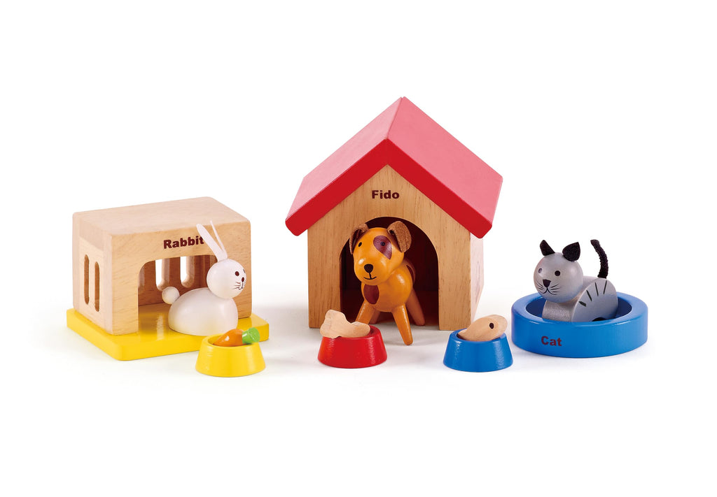 Wooden Dollhouse Animal Set U1521