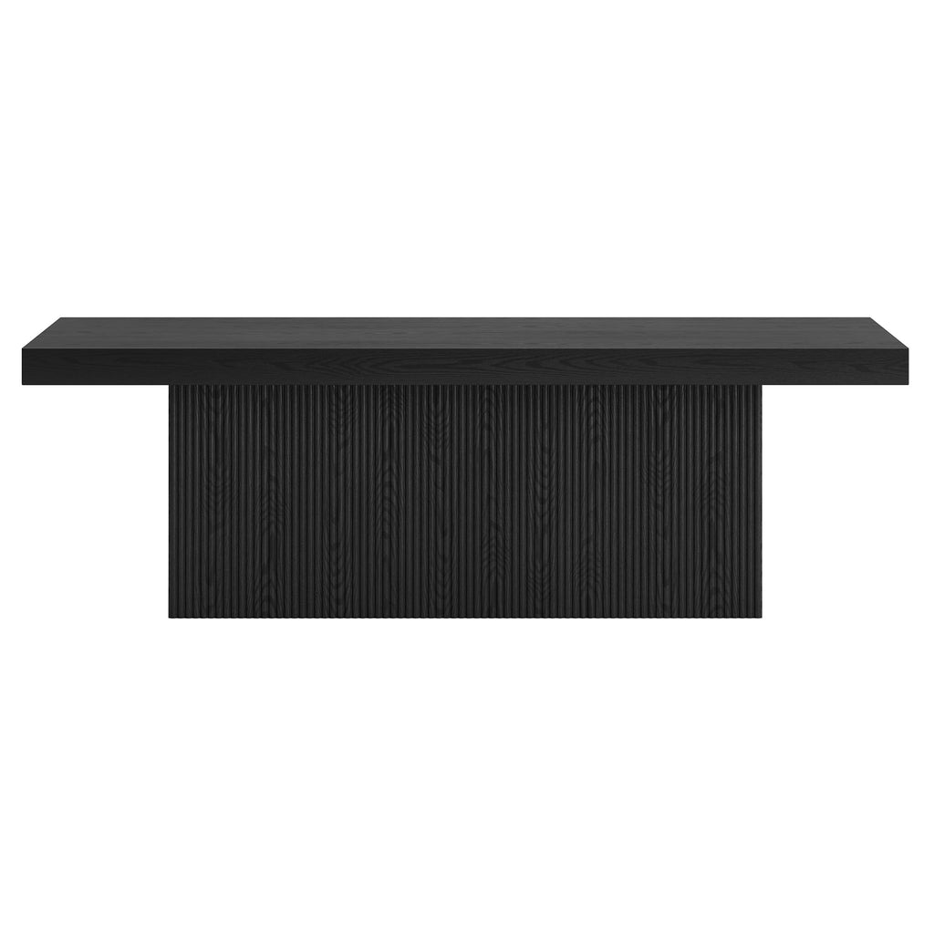 48" Modern Fluted Coffee Table N4572
