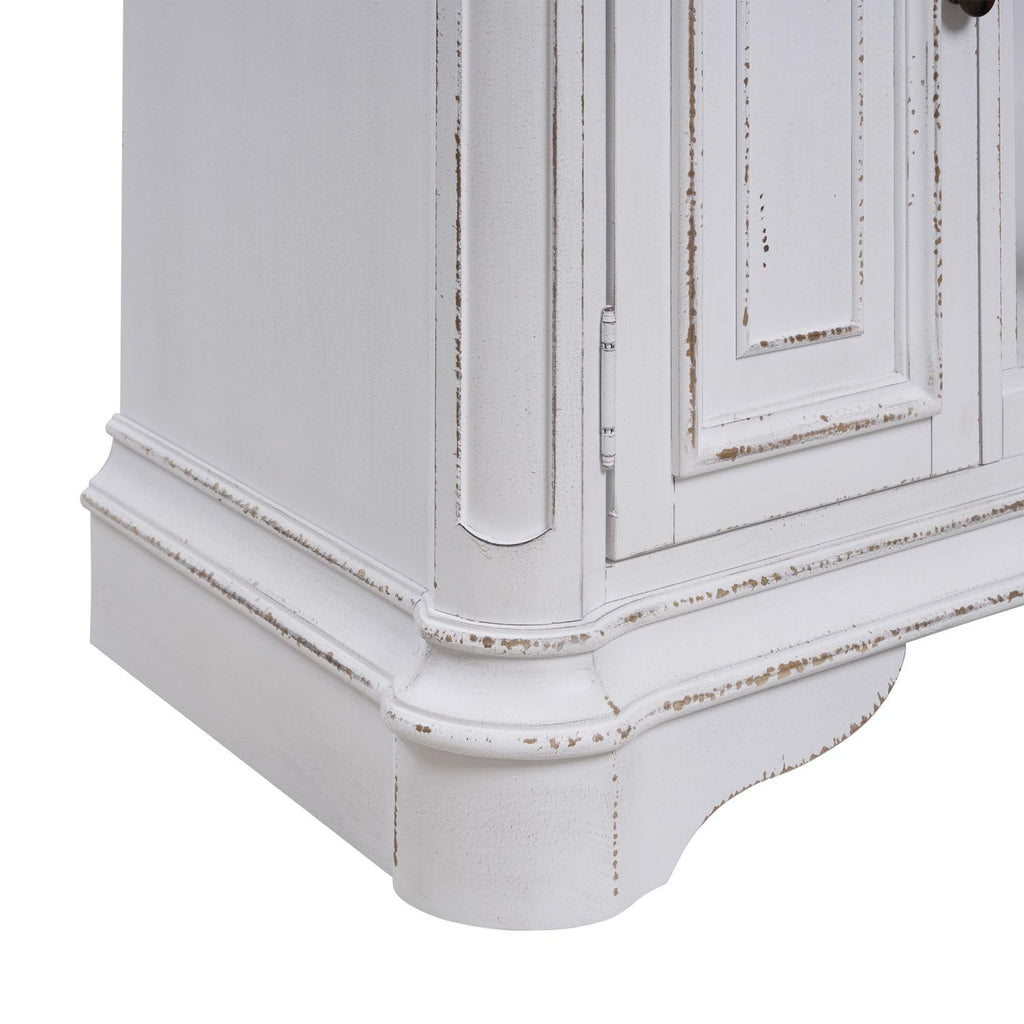 82 Inch Antique White TV Console H27524