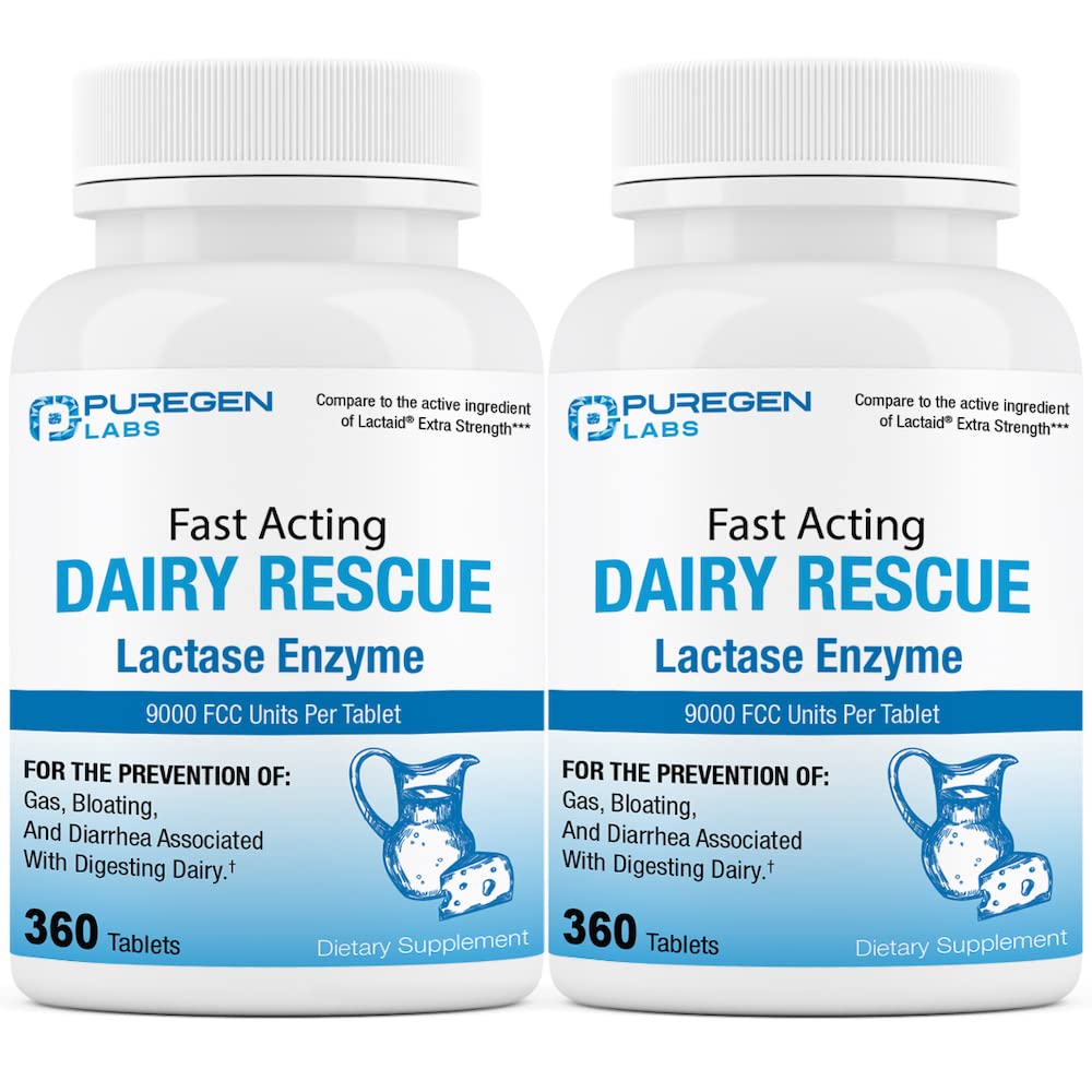 Dairy Relief Lactase Enzyme 9000 FCC 2 Pack H725262