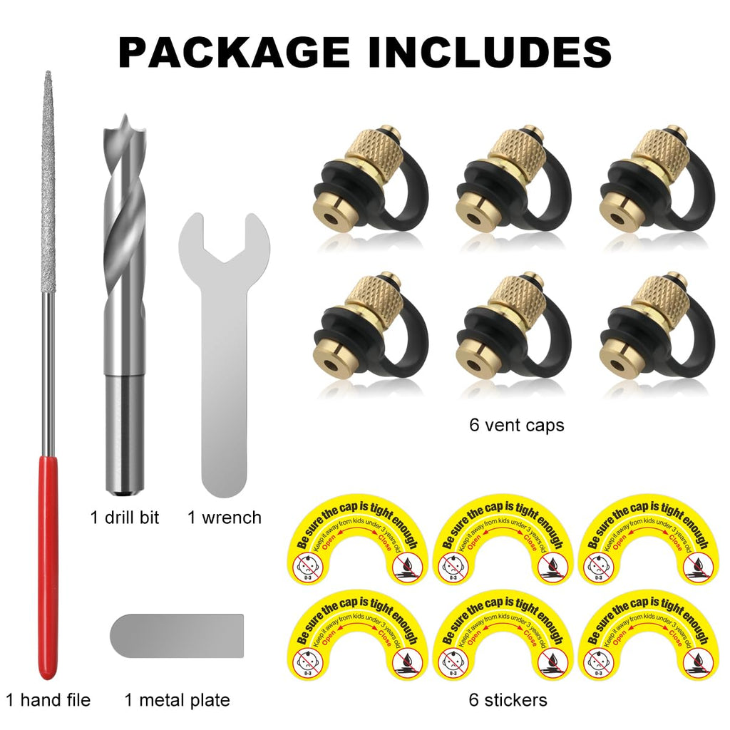 Gas Can Vent Caps 6 Pack C7281