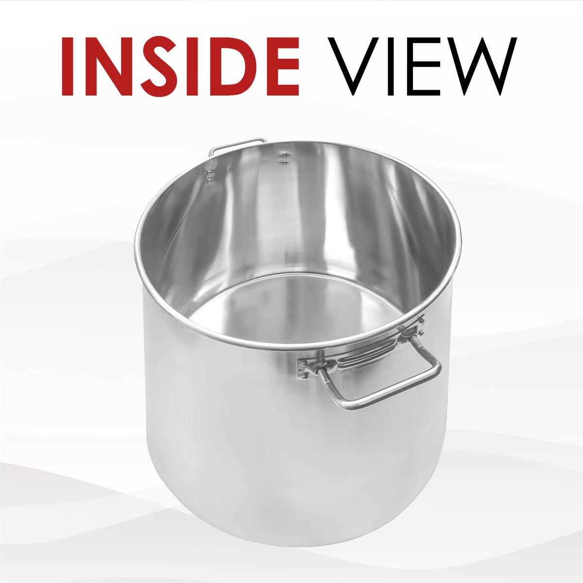 40 QT Stainless Steel Stock Pot + 12" Propane Outdoor Burner G7676