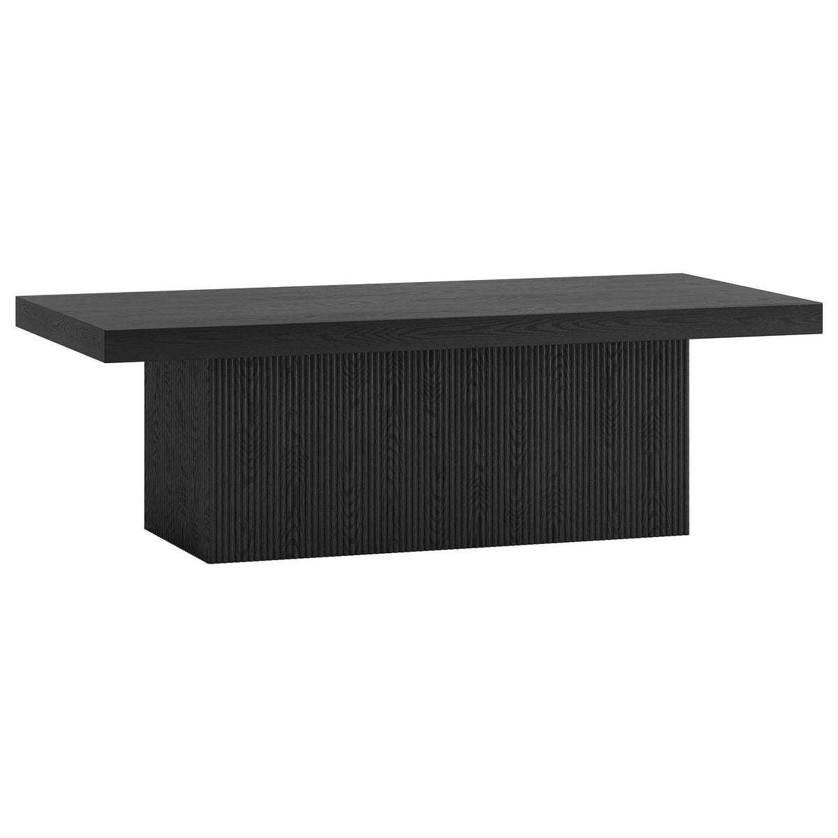 48" Modern Fluted Coffee Table N4572