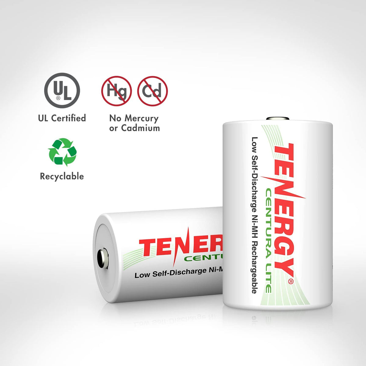 1.2V NiMH Rechargeable D Battery 8 Pack Y594521