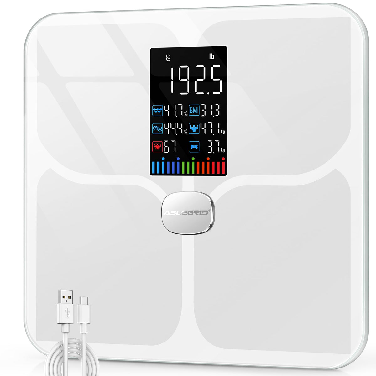 Smart Bathroom Scale for Body Weight and Fat Q880018
