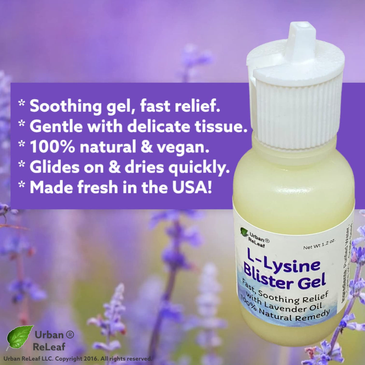 L-Lysine Soothing Gel & Lavender Oil F725055