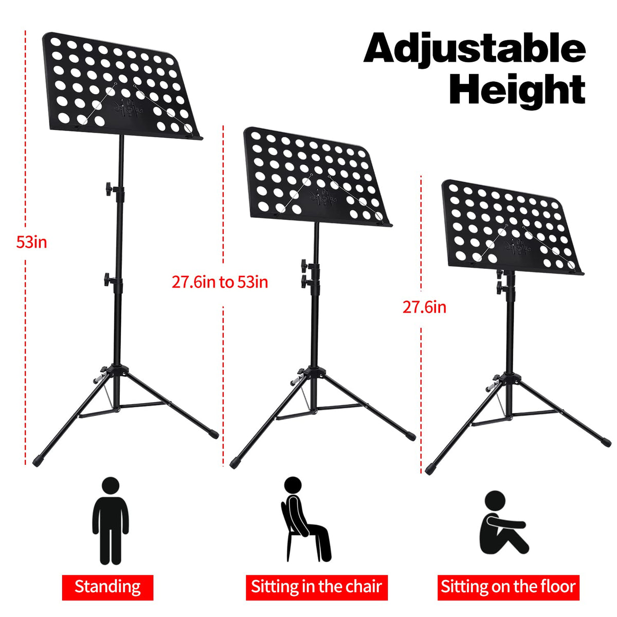 Sheet Music Stand with Carrying Bag K685897