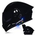 Modular Bluetooth Motorcycle Helmet DOT Approved Dual Visor Flip up L237793