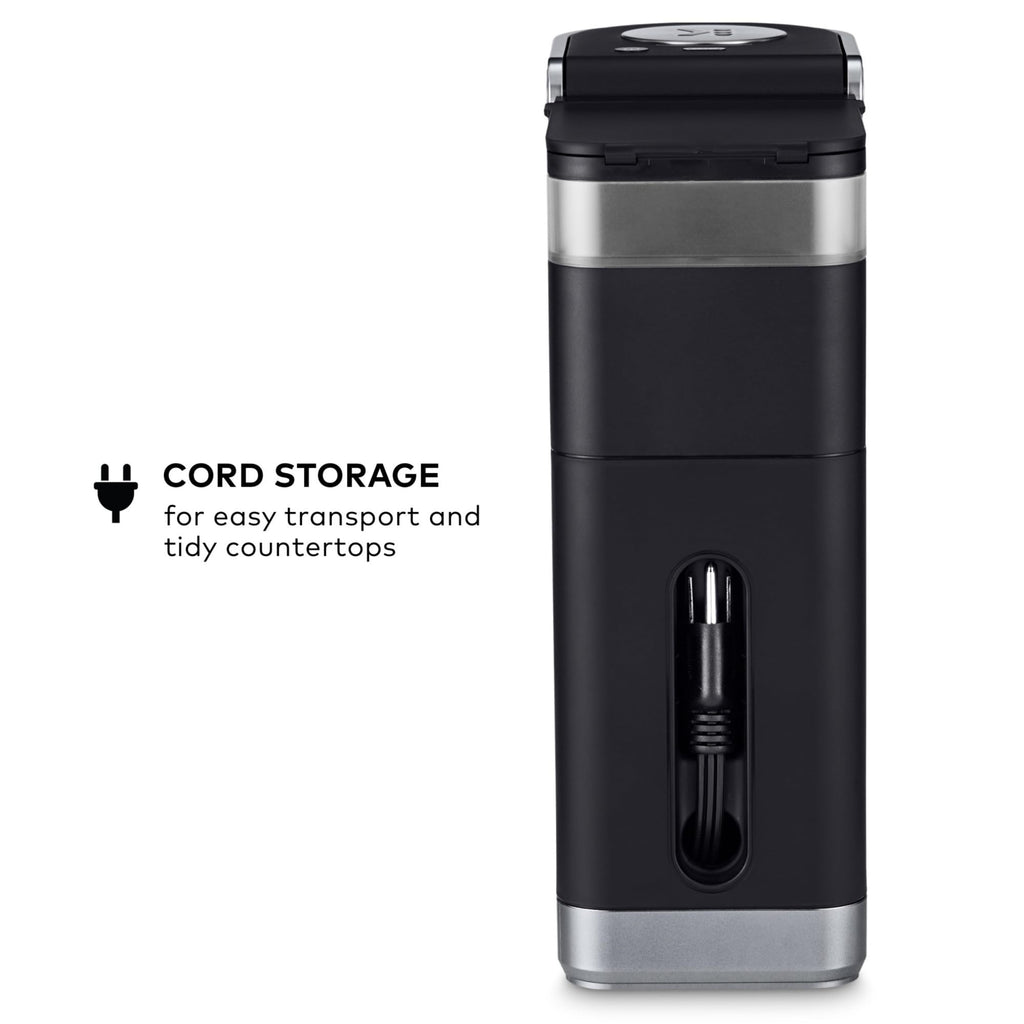 Single Serve K-Cup Pod Coffee Maker, Matte Black N413