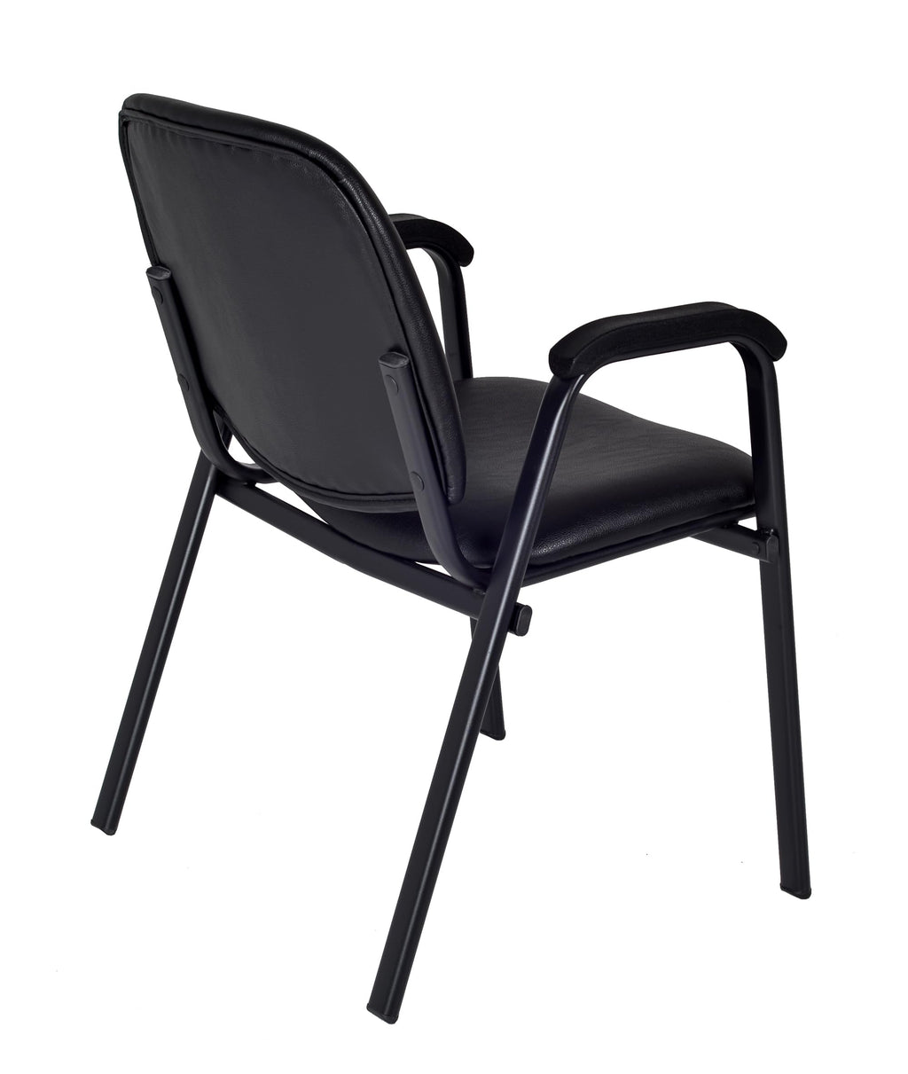 Vinyl Stacking Chair with Arms V5401
