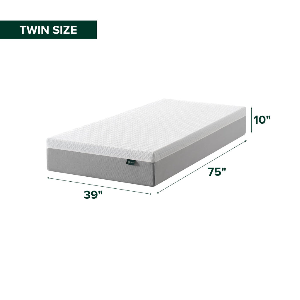 10 Inch Twin Memory Foam Mattress J4784