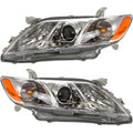 Toyota Camry Headlight 2007 2008 2009 Driver and Passenger Side Pair E727229