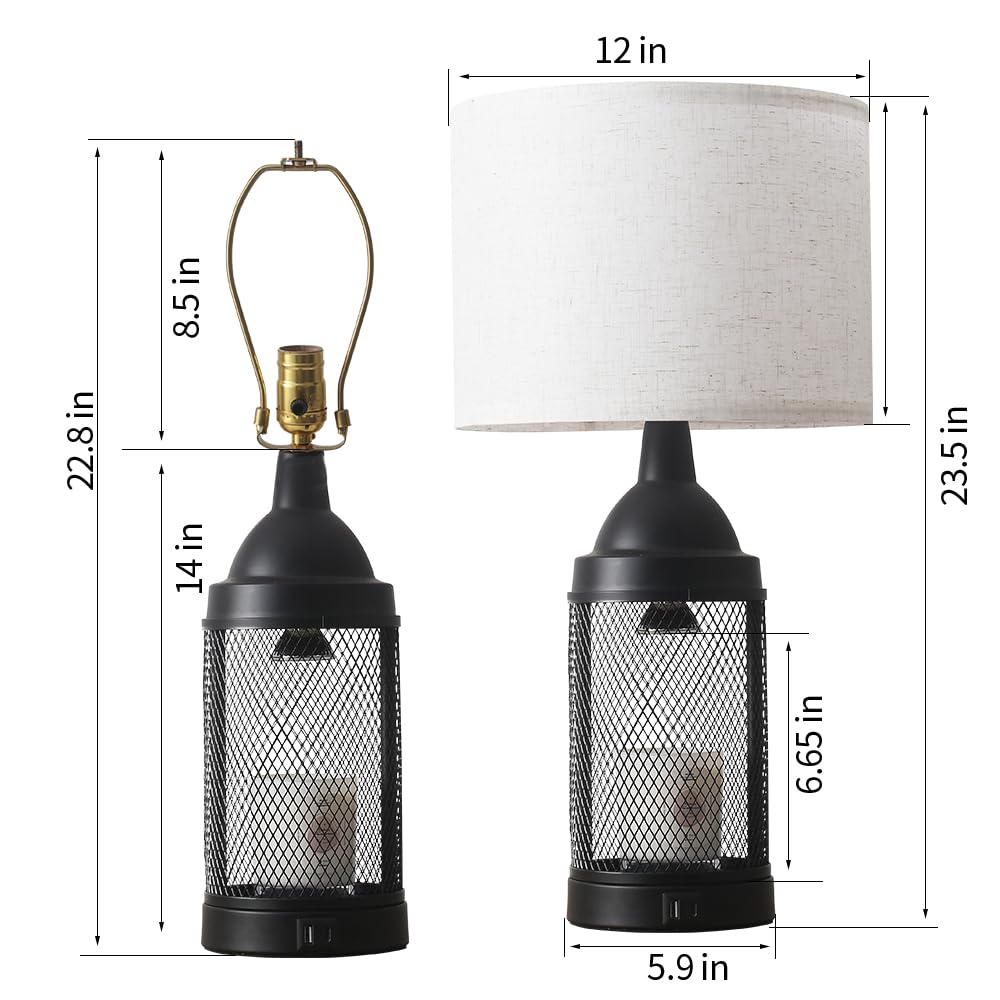 Electric Candle Warmer Lamp with 2 Bulbs P6122