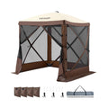 6 x 6 ft Pop Up Gazebo Tent with Mosquito Netting and Privacy Panels S8610