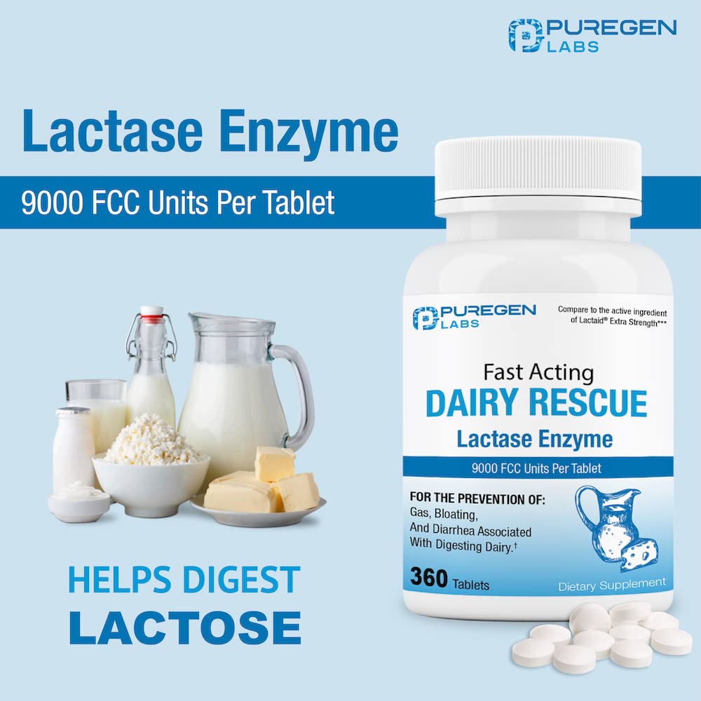Dairy Relief Lactase Enzyme 9000 FCC 2 Pack H725262