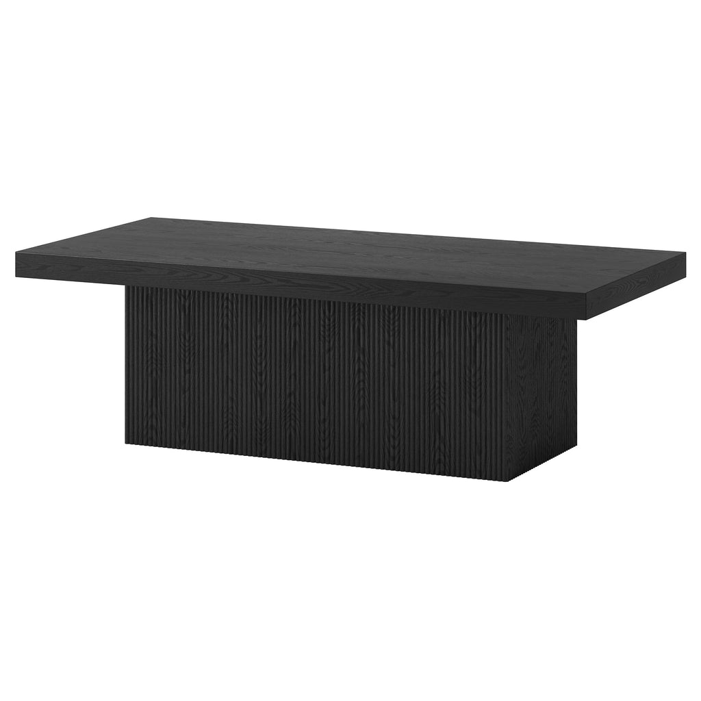 48" Modern Fluted Coffee Table N4572