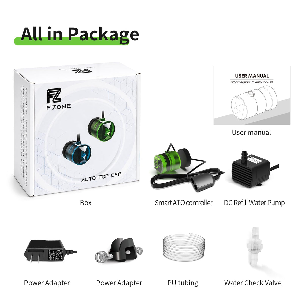 Auto Top Off with Dual Optical Sensors for Aquarium Q78110