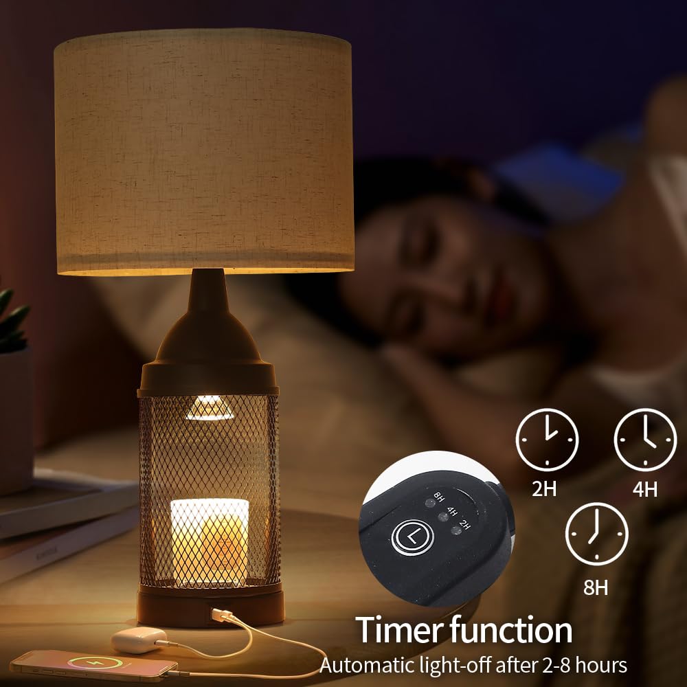 Electric Candle Warmer Lamp with 2 Bulbs P6122