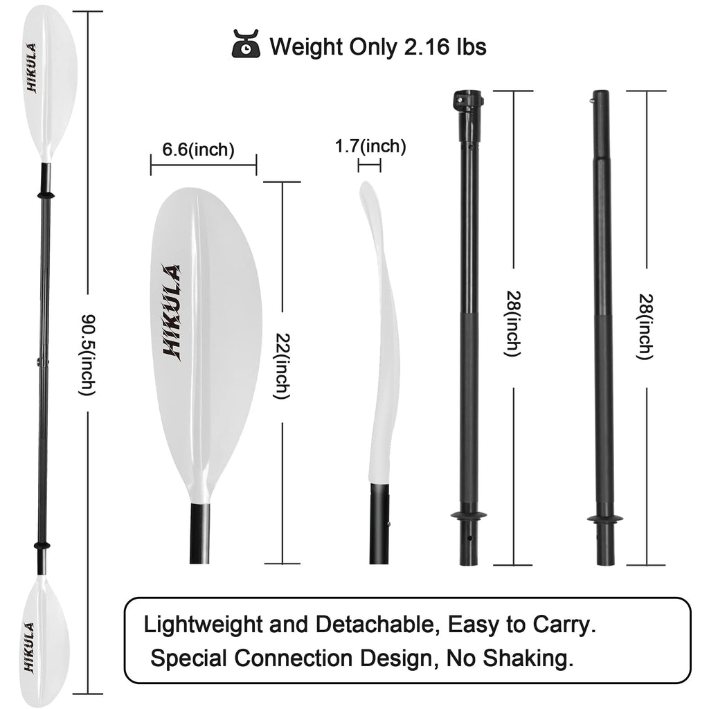 4 Piece Aluminum PP Floating Kayak Paddle J918832