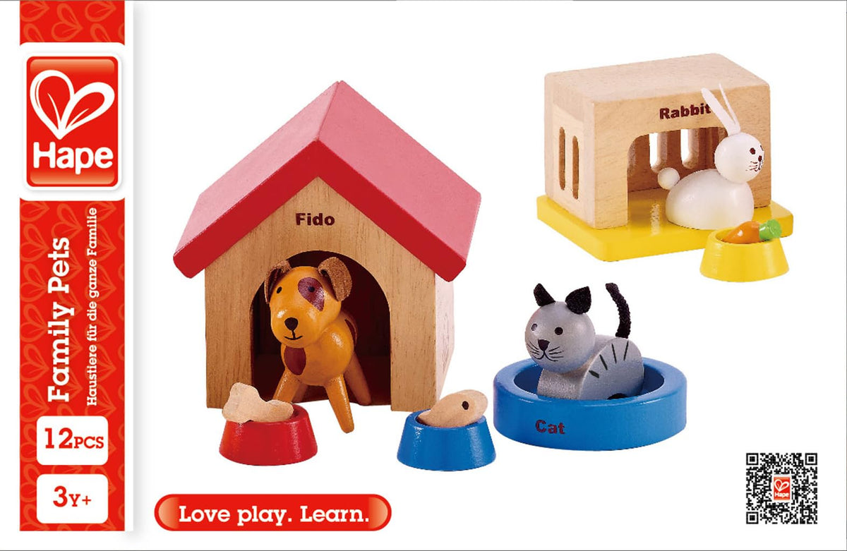 Wooden Dollhouse Animal Set U1521