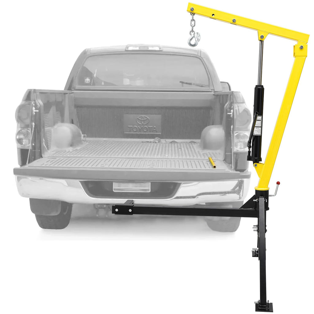 Hydraulic Swivel Hitch Mounted Truck Crane 1000 LBS Capacity C3916