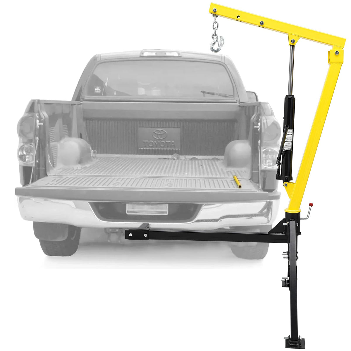 Hydraulic Swivel Hitch Mounted Truck Crane 1000 LBS Capacity C3916