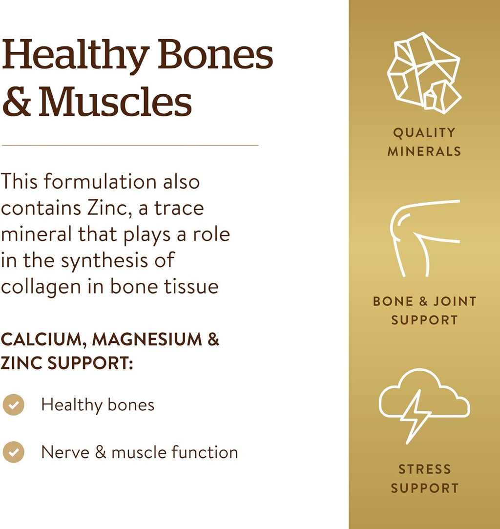 Calcium Magnesium Plus Zinc 250 Tablets R351547