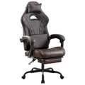 Gaming Chair with Footrest and Massage Lumbar Support E454631