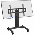 Low Height TV Cart for 32 to 75 inch Screens, Black Y195