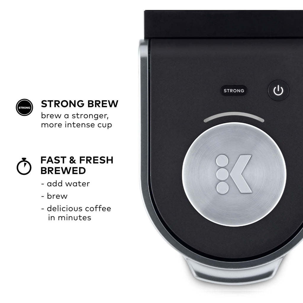 Single Serve K-Cup Pod Coffee Maker, Matte Black N413
