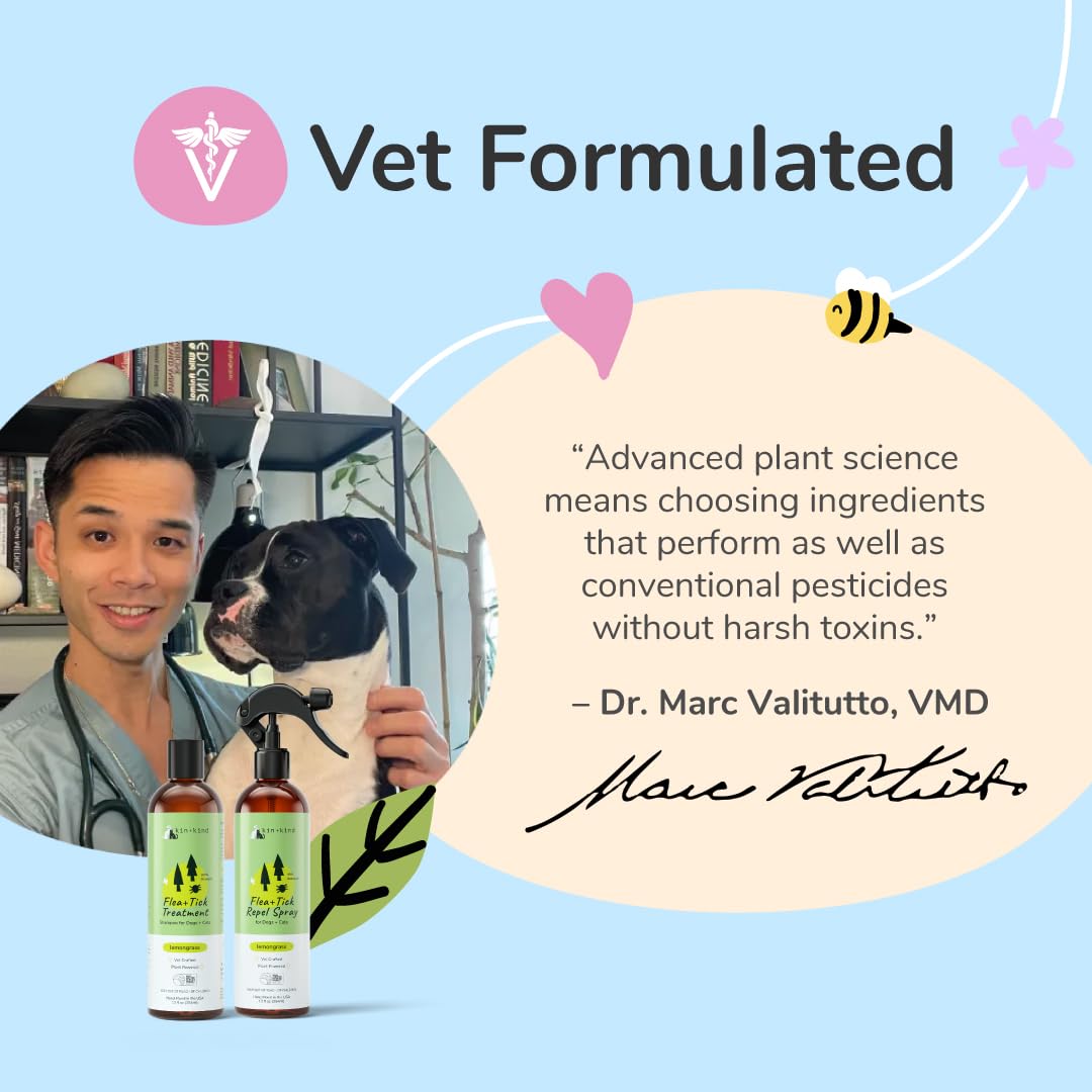 Lemongrass Flea & Tick Repel Coat Spray for Dogs & Cats 12 fl oz P4500