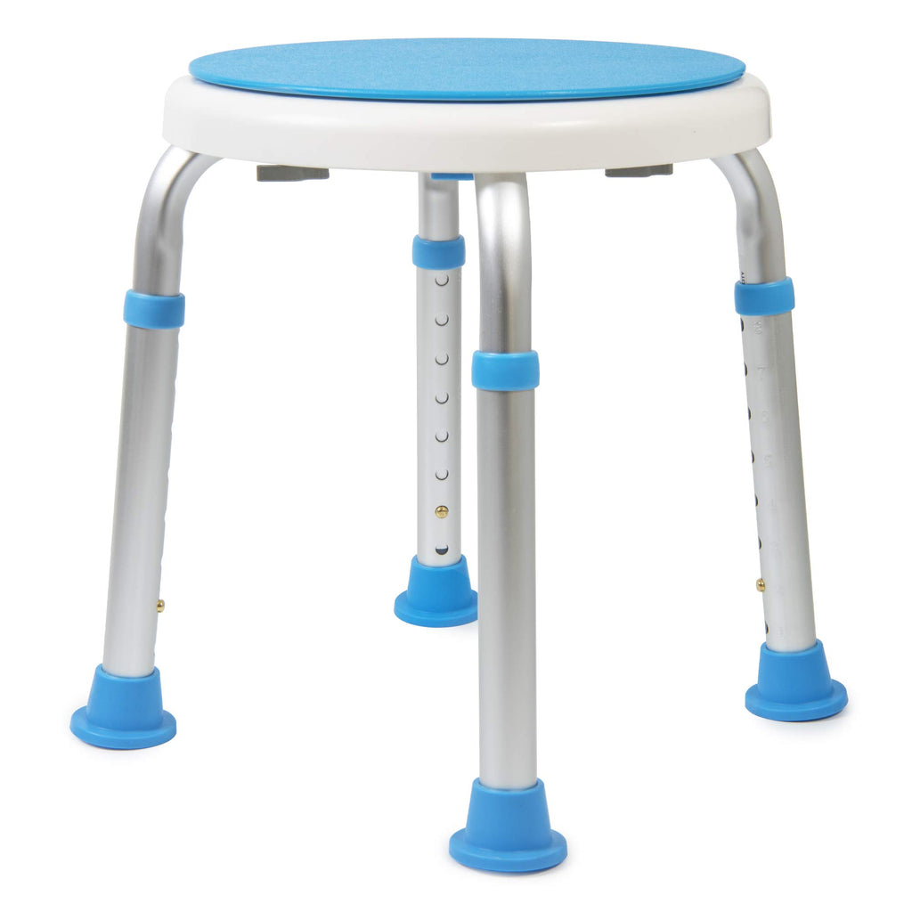 Adjustable Swivel Shower Stool Bench with Anti-Slip Rubber Tips B1644