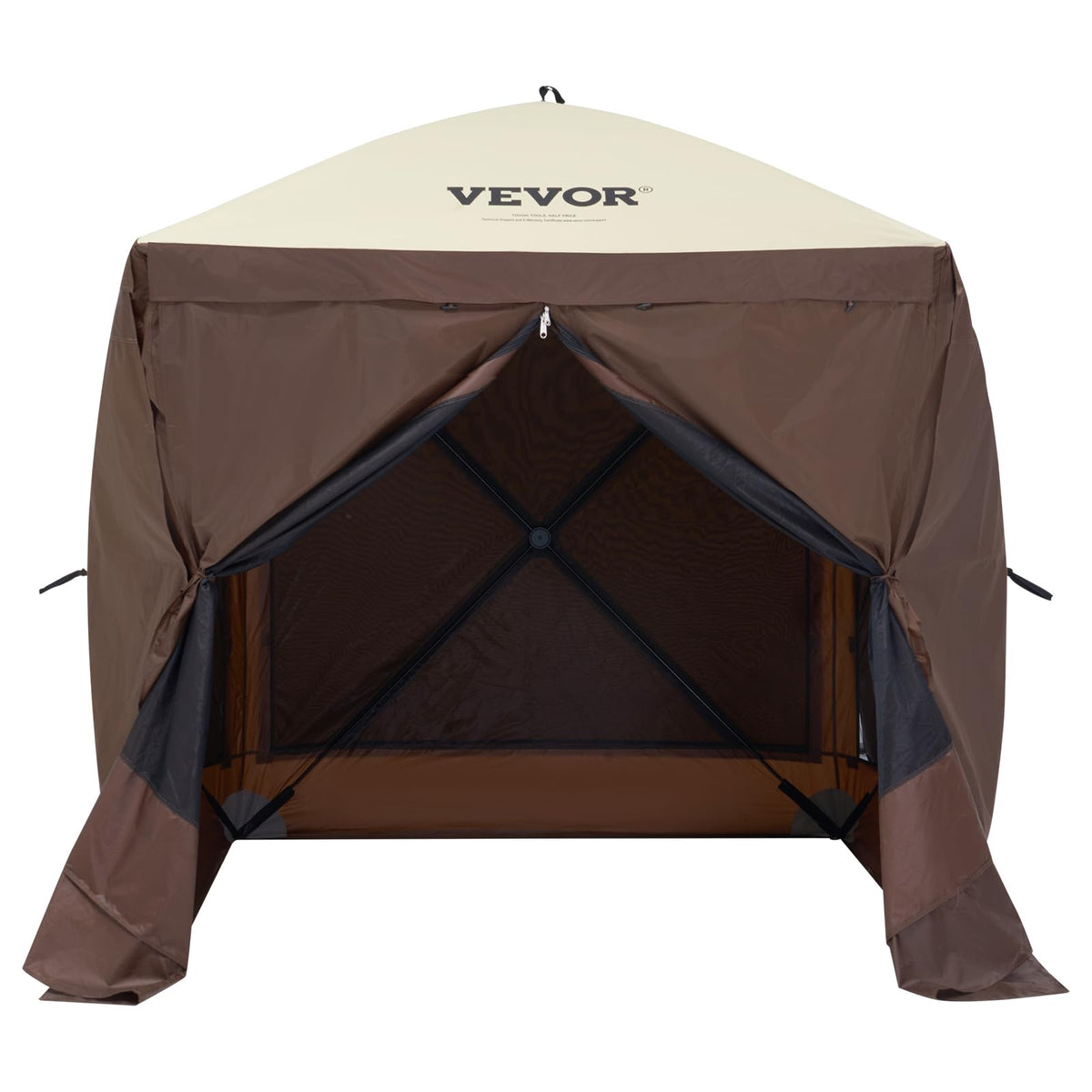 6 x 6 ft Pop Up Gazebo Tent with Mosquito Netting and Privacy Panels S8610