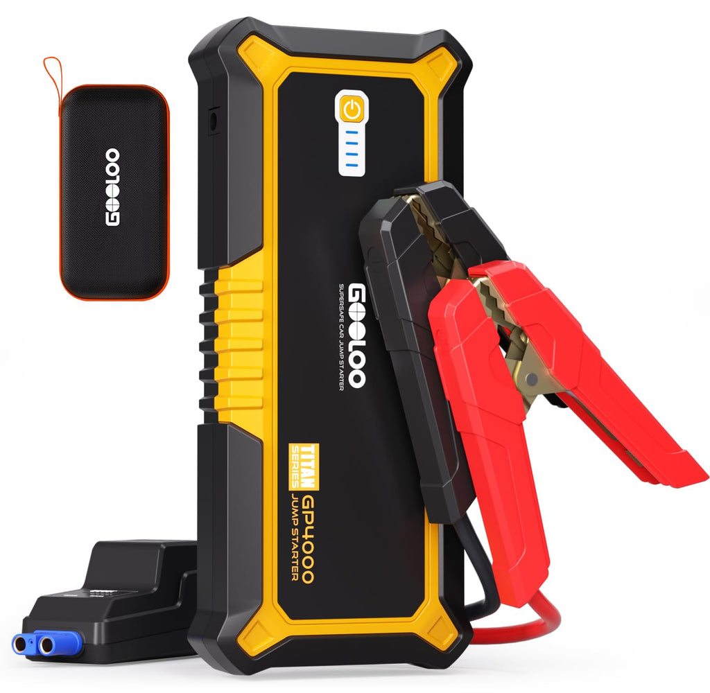 4000A 12V Portable Car Battery Jump Starter R419