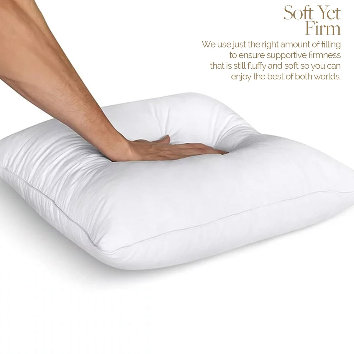 King Size Pillows Set of 2 20 x 36 Hypoallergenic Down Alternative Pillow Inserts J4119