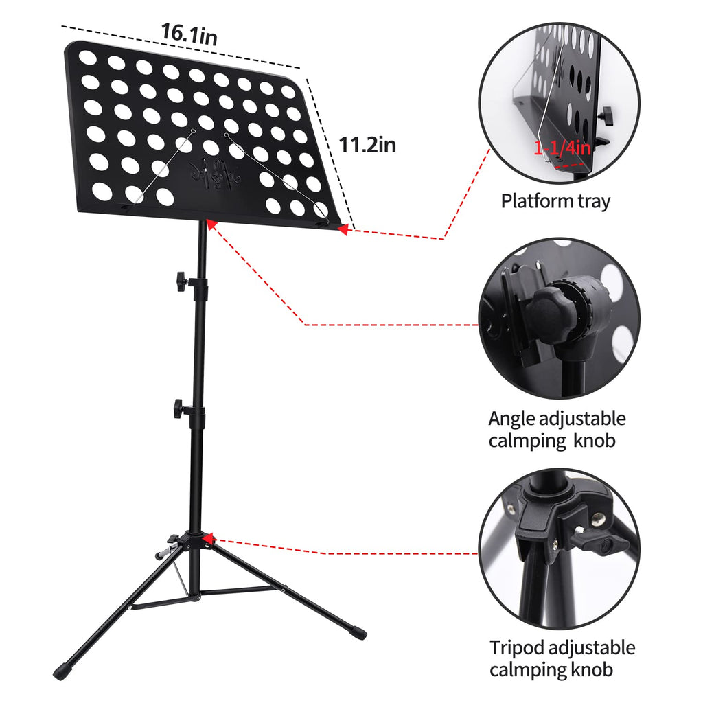 Sheet Music Stand with Carrying Bag K685897