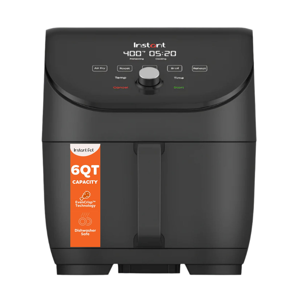 6QT Nonstick Dishwasher-Safe Air Fryer Z423
