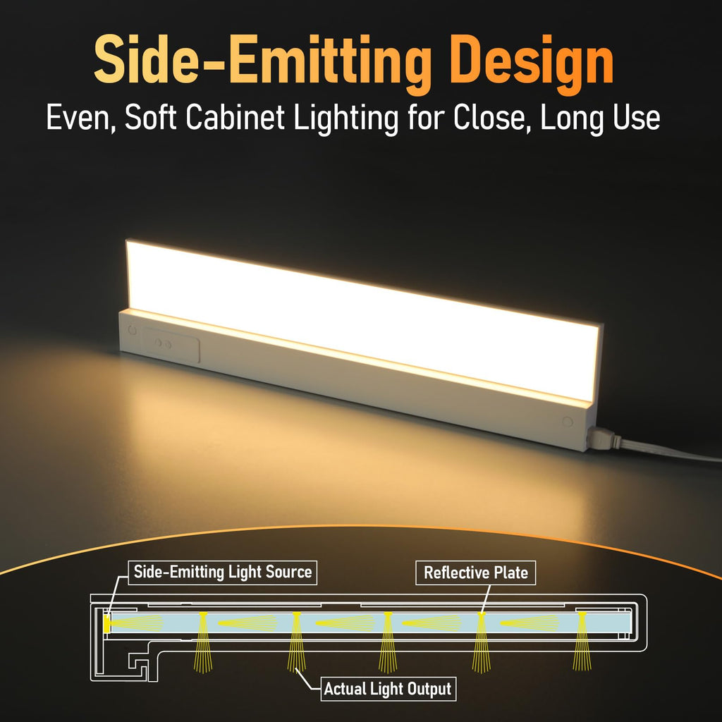 2-Pack Ultra-Slim LED Under Cabinet Lighting X639