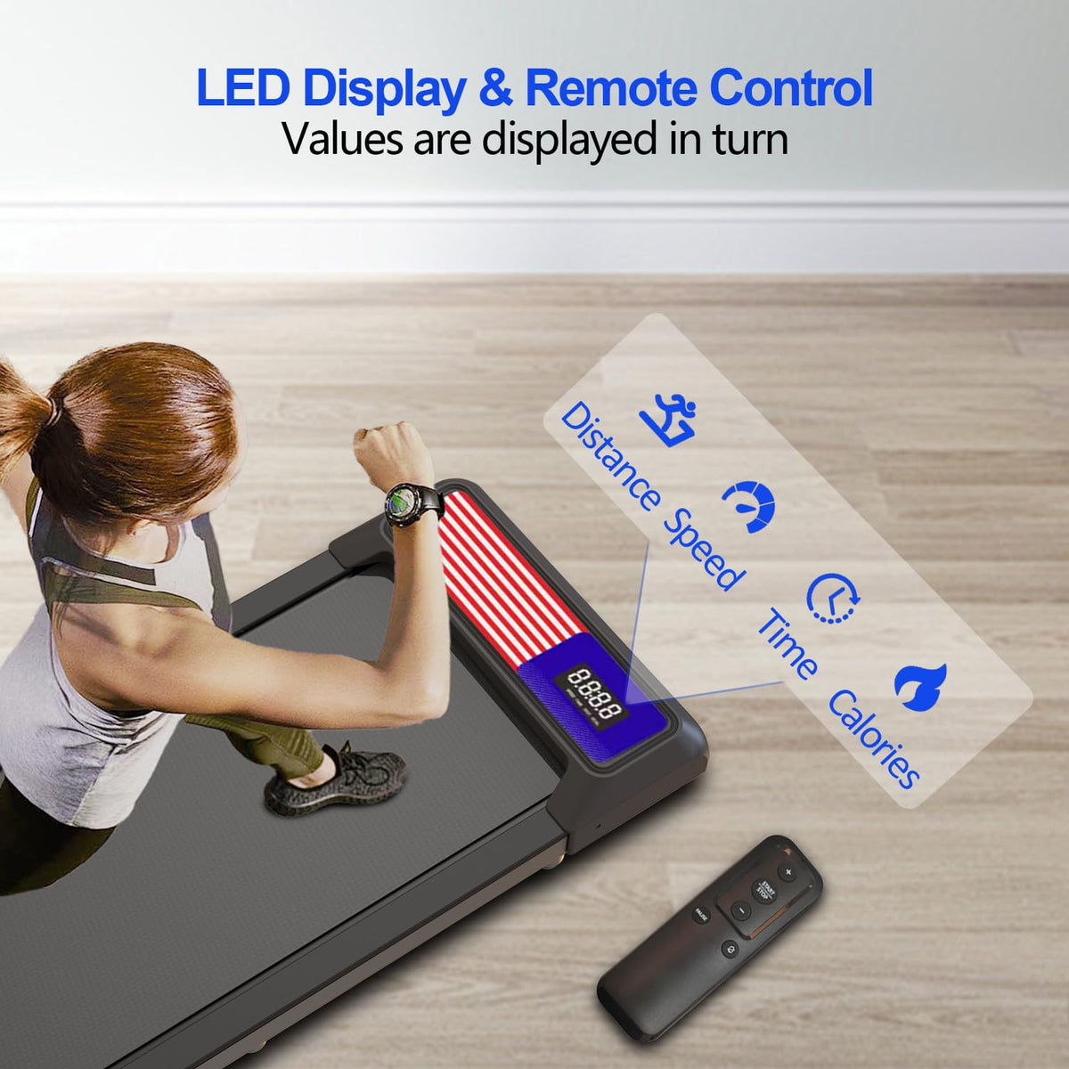 Under Desk Treadmill with 5% Incline O312352