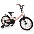 Kids Bike with Removable Training Wheels, Dual Brakes, Adjustable Seat & Handlebar C342