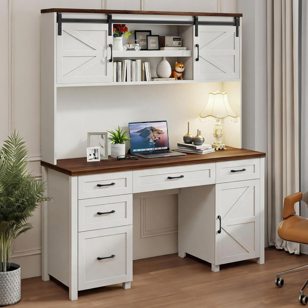 67" Executive Desk with File Drawer V75589